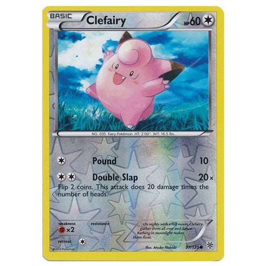 Pokemon - Black & White - Plasma Storm (Reverse Holo) - Clefairy - 97/135