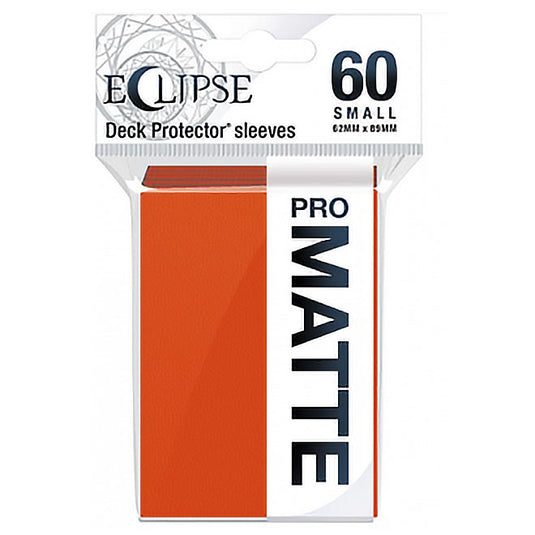 Ultra Pro - Eclipse Matte Small Sleeves - Pumpkin Orange (60 Sleeves)
