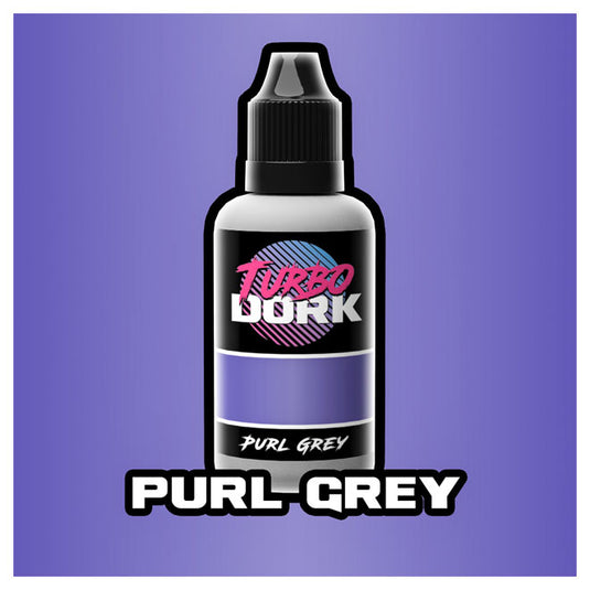 Turbo Dork Paints - Metallic Acrylic Paint 20ml Bottle - Purl Grey