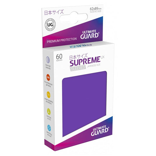Ultimate Guard - Supreme UX Sleeves Japanese Size - Purple (60 Sleeves)