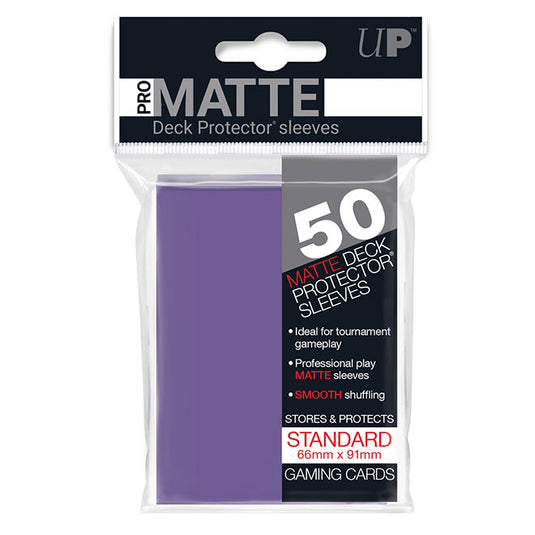 Ultra Pro - Standard Sleeves - Pro-Matte - Purple (50 Sleeves)