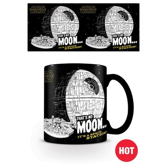 Pyramid Heat Changing Mugs - Star Wars (That's No Moon)