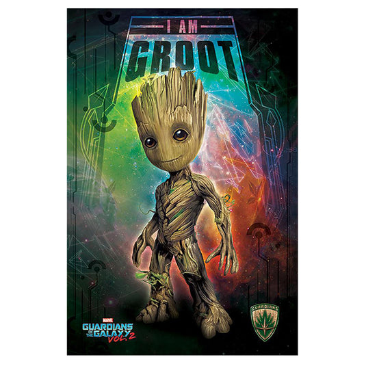 Pyramid Maxi Poster - Guardians Of The Galaxy Vol. 2 (I Am Groot - Space)