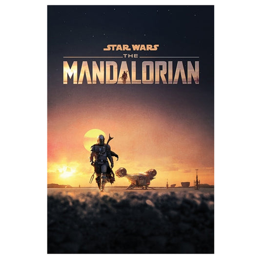 Pyramid Maxi Poster - Star Wars - The Mandalorian (Dusk)