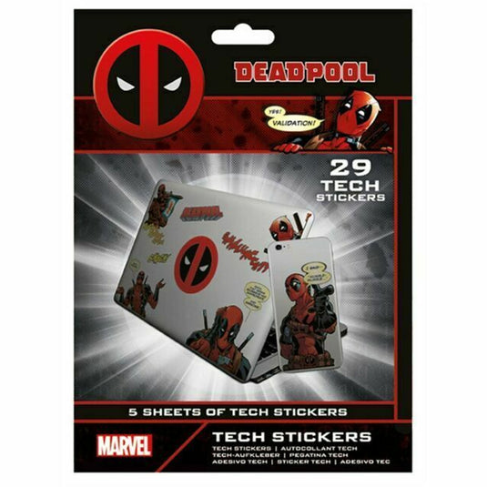 Pyramid Tech Sticker Packs - Deadpool (Merc With A Mouth)