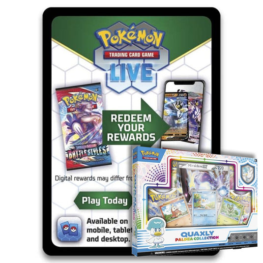 Pokemon - Paldea Collection - Quaxly - Code Card Pokemon - Paldea Collection - Quaxly - Code Card