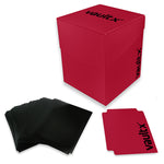 Vault X - Large Deck Box w/ 150 Card Sleeves - Red