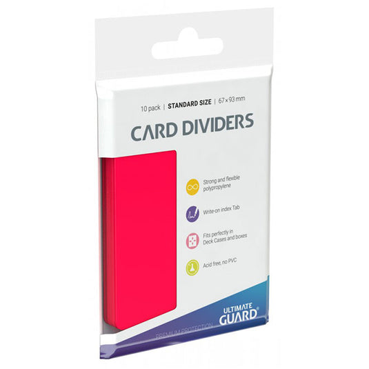 Ultimate Guard - Card Dividers - Red (10)