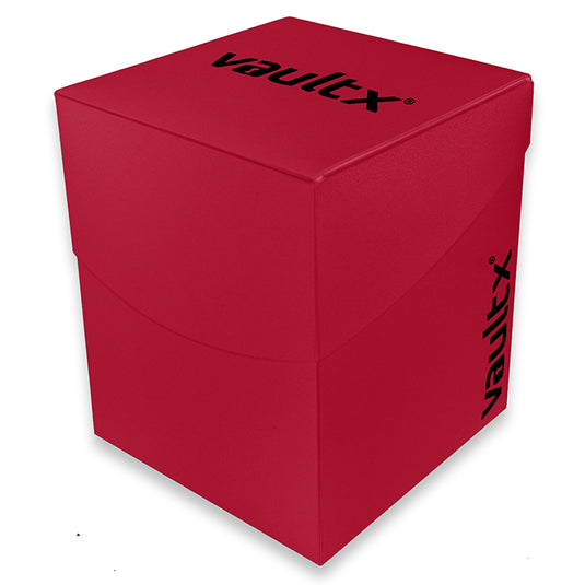 Vault X - Large Deck Box w/ 150 Card Sleeves - Red