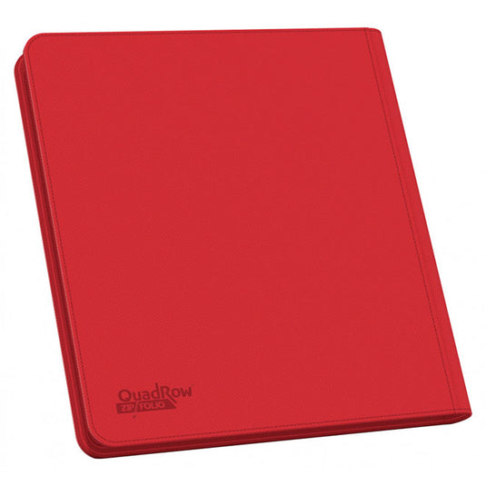 Ultimate Guard - QUADROW Zipfolio 480 - 24-Pocket XenoSkin - Red