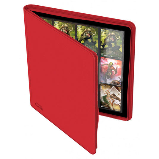 Ultimate Guard - QUADROW Zipfolio 480 - 24-Pocket XenoSkin - Red