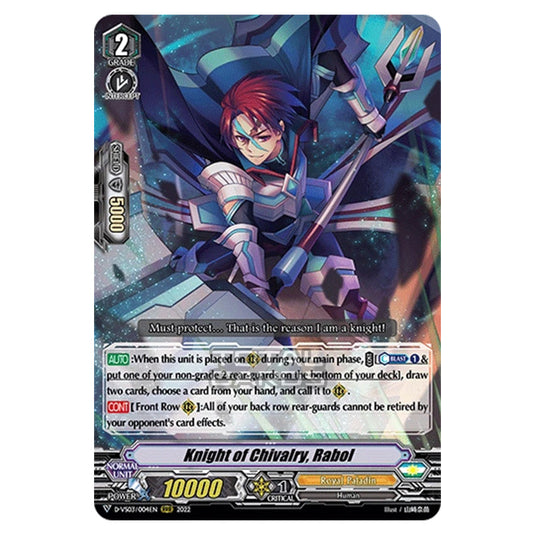 Cardfight!! Vanguard - Knight of Chivalry, Rabol - V-PR/0191EN