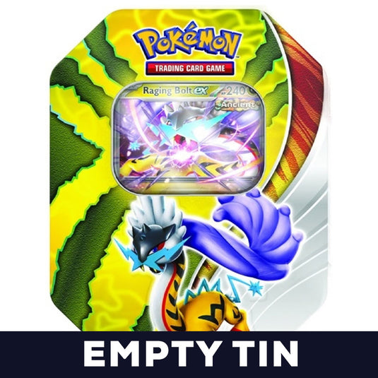 Pokemon - Paradox Destinies Tin - Raging Bolt ex - Empty