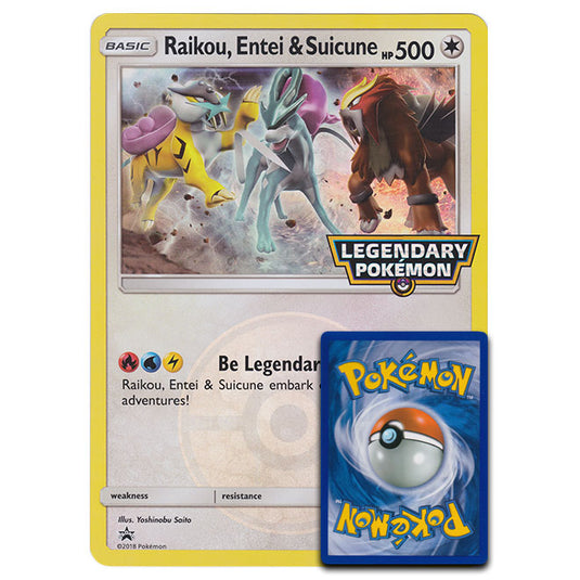 Pokemon - Raikou, Entei & Suicune - (Oversized Promo)