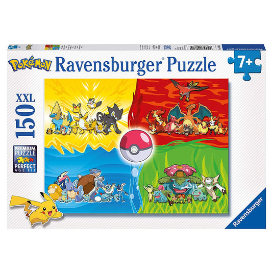 Ravensburger Puzzle - Pokemon Starters - 150 pieces - XXL Pieces