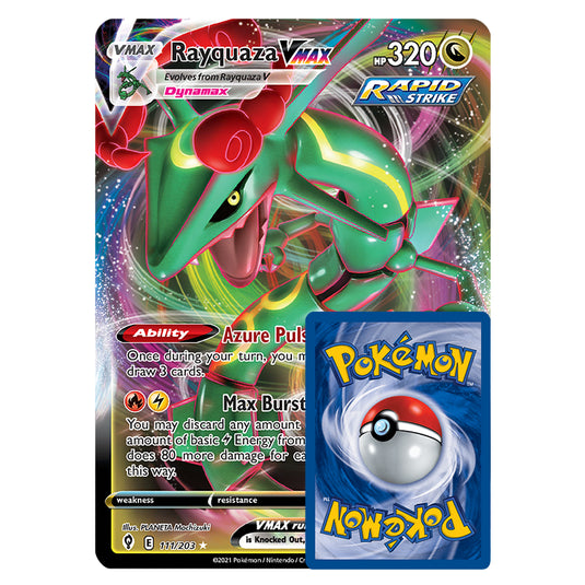 Pokemon Rayquaza VMAX Oversized Promo Card