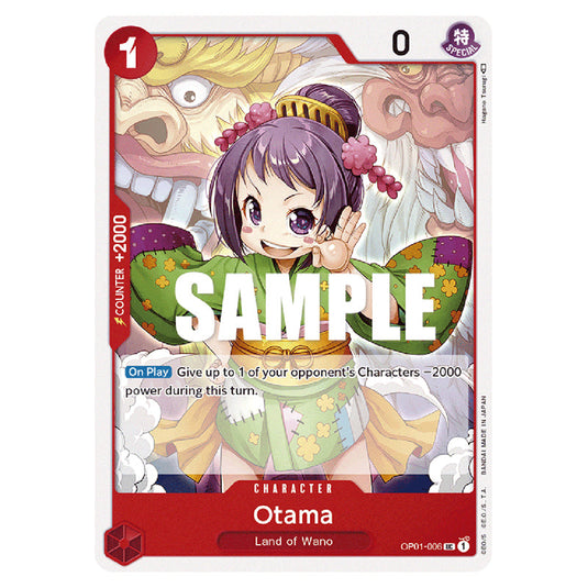 One Piece - Romance Dawn - Otama (Uncommon) - OP01-006 One Piece - Romance Dawn - Otama (Uncommon) - OP01-006