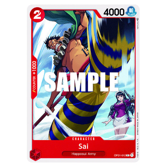 Sai OP01-012 card from the One Piece set Romance Dawn