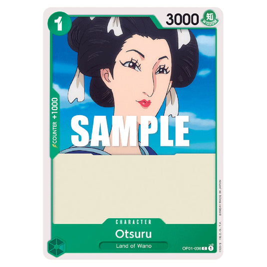 Otsuru OP01-036 card from the One Piece set Romance Dawn