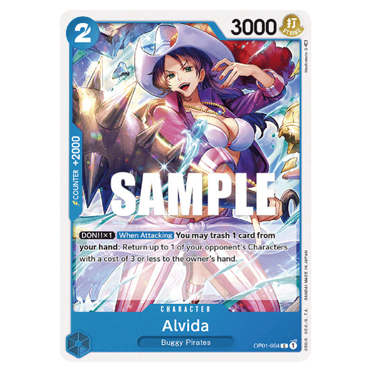 Alvida OP01-064 card from the One Piece set Romance Dawn