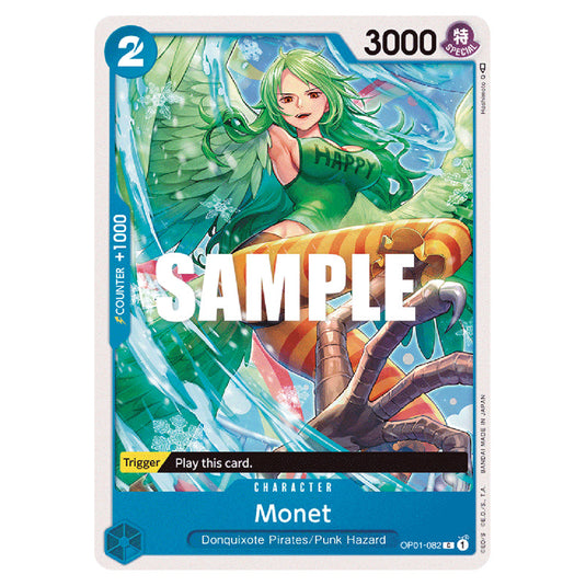 Monet OP01-082 card from the One Piece set Romance Dawn