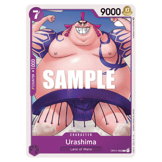 Urashima OP01-092 card from the One Piece set Romance Dawn
