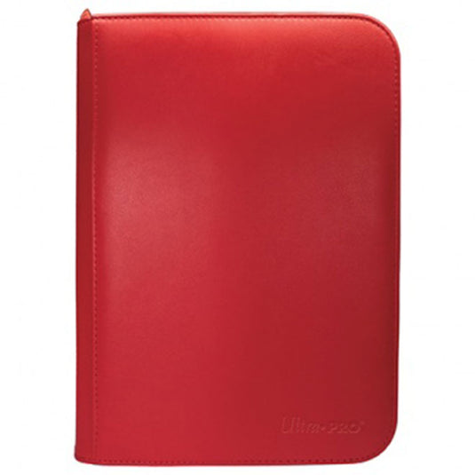 Ultra Pro - Vivid 9-Pocket Zippered PRO-Binder - Red