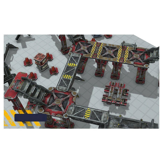 Tinkerturf - Sci-Fi Industrial Starter Set - Red Theme