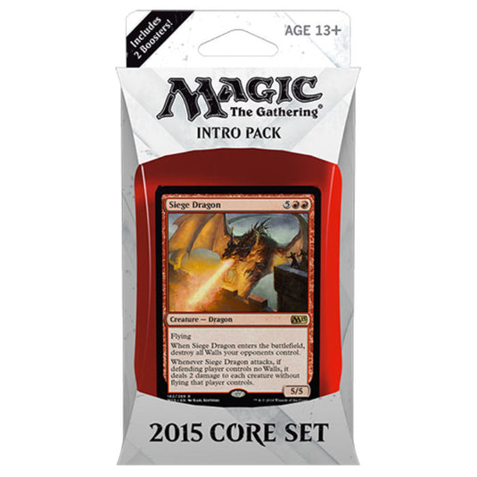 Magic The Gathering - M15 - Flames of the Dragon Intro Pack