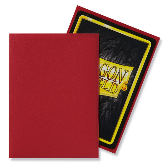 Dragon Shield - Standard Matte Sleeves - Red - (100 Sleeves)