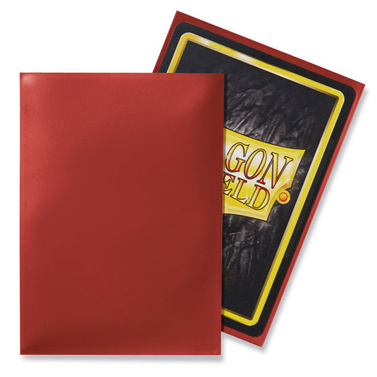 Dragon Shield - Standard Classic Sleeves - Red - (100 Sleeves)