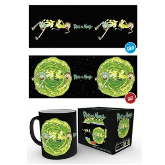 GBeye Heat Change Mug - Rick and Morty Portal