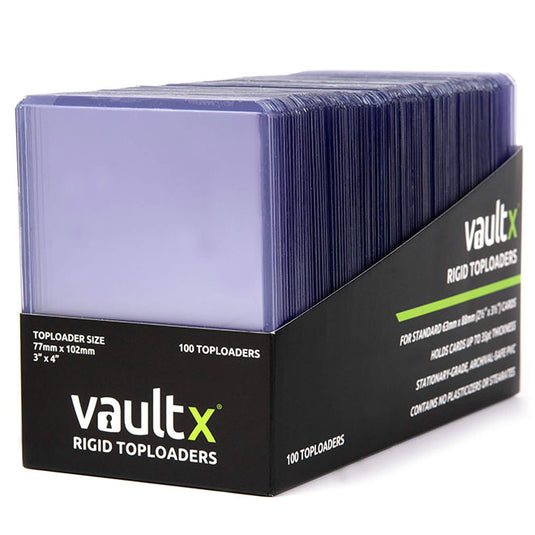Vault X - Rigid Toploaders 35pt (100 Pack)