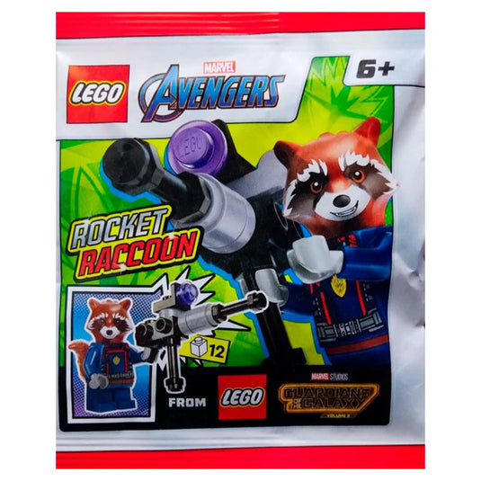 Lego - Foil Pack - Lego Avengers - Rocket Racoon Minifigure #242404