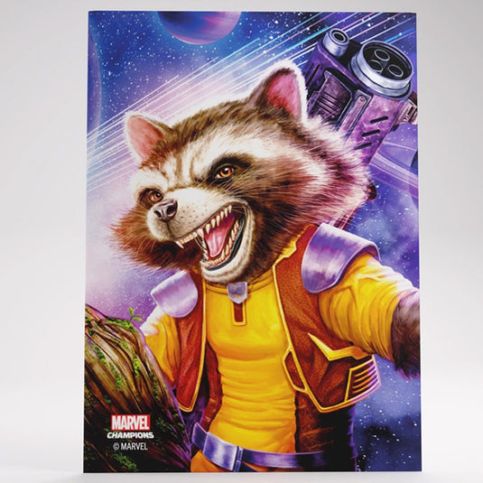 Gamegenic - Marvel Champions Art Sleeves - Rocket Raccoon (50 Sleeves)