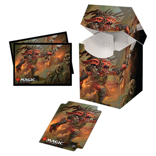 Ultra Pro - Magic the Gathering - Commander Legends - Combo 100+ Deck Box and 100 Sleeves - Rograkh, Son of Rohgahh