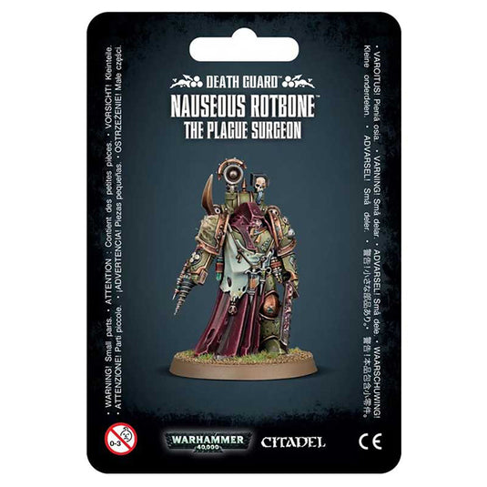 Warhammer 40,000 - Death Guard - Nauseous Rotbone, the Plague Surgeon