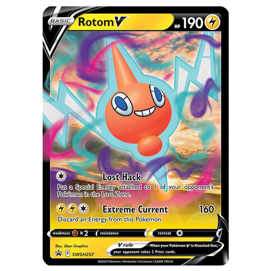 Pokemon - Sword & Shield - SWSH Black Star Promos - Rotom V - SWSH257