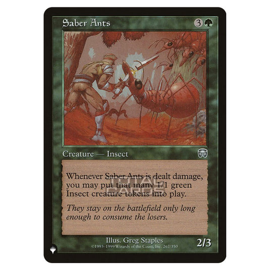 Magic The Gathering - The List - Saber Ants