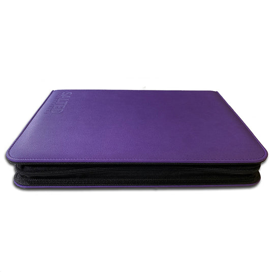 Salted Accessories - BASE Collection - 9-Pocket Zip Binder - Violet