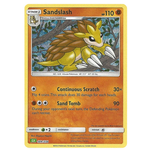 Pokemon - TCG Classic - Sandslash - CLV 009/034