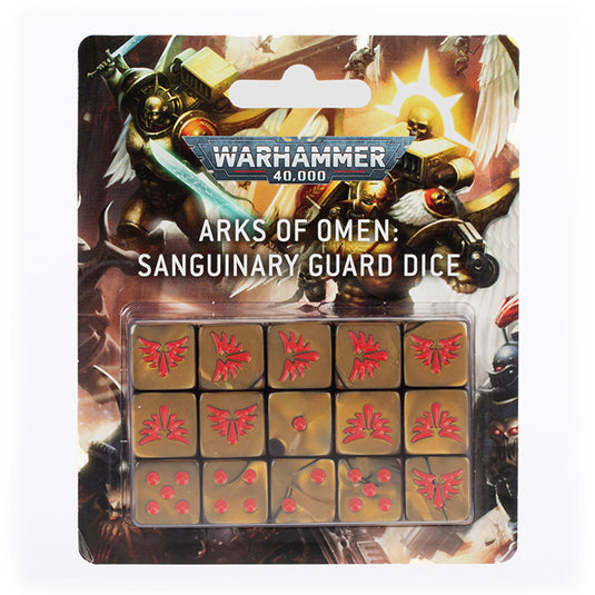 Warhammer 40,000 - Arks of Omen - Sanguinary Guard - Dice Set