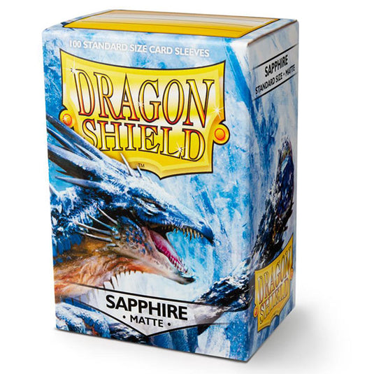 Dragon Shield - Standard Matte Sleeves - Sapphire - (100 Sleeves)