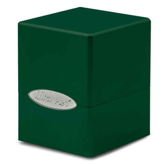 Ultra Pro - Deck Box - Satin Cube - Hi-Gloss Emerald Green