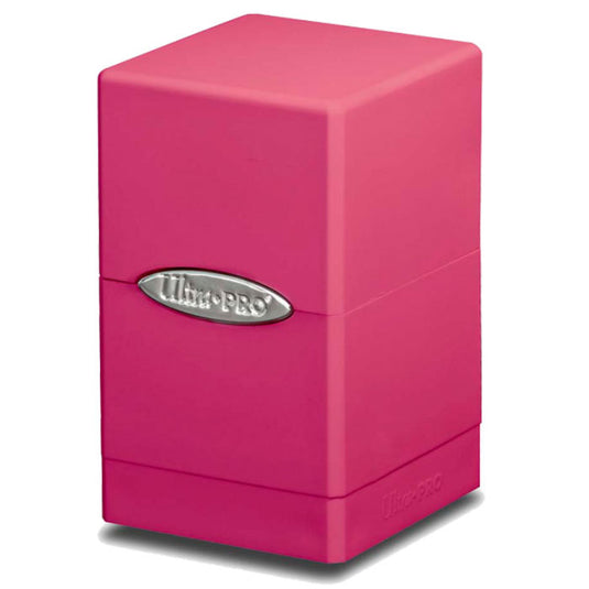 Ultra Pro - Deck Box - Satin Tower - Bright Pink