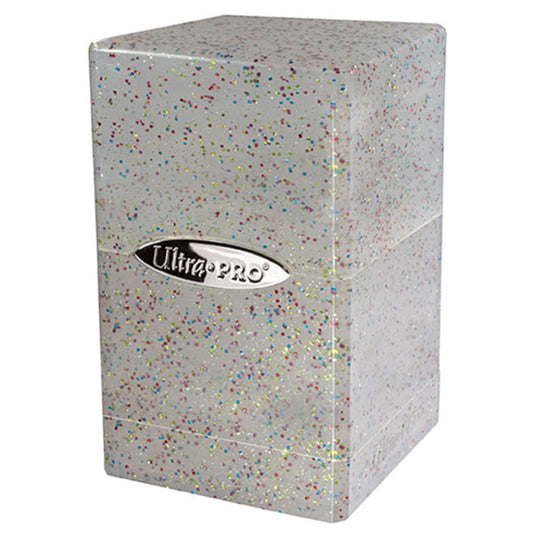 Ultra Pro - Deck Box - Satin Tower - Glitter Clear