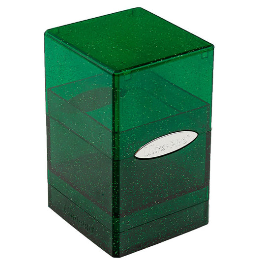 Ultra Pro - Deck Box - Satin Tower - Glitter Green