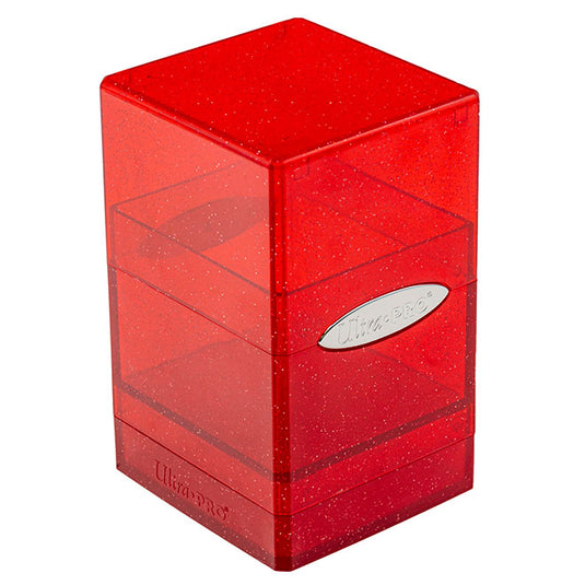 Ultra Pro - Deck Box - Satin Tower - Glitter Red