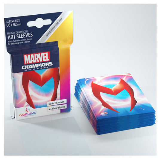 Gamegenic - Marvel Champions Art Sleeves - Scarlet Witch (50 Sleeves)