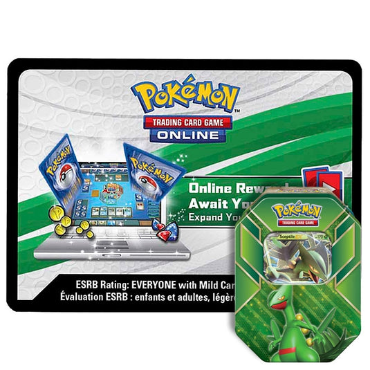 Pokemon - Hoenn Power Tin - Sceptile - Online Code Card